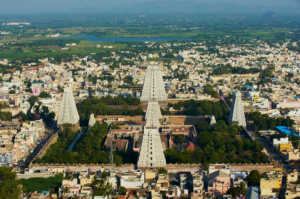 Der Arunachaleswar-Tempel in Tiruvannamalai