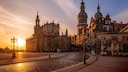 Dresden bei Sonnenaufgang