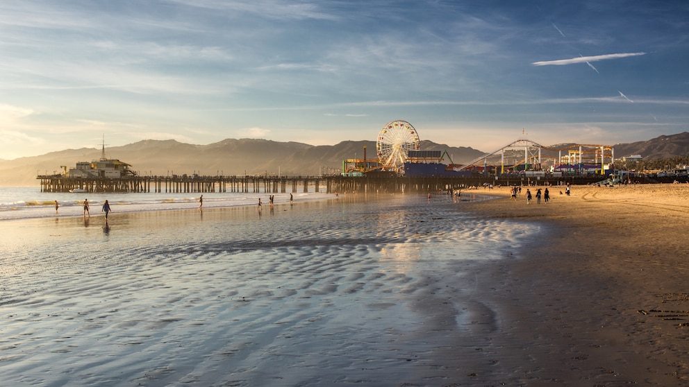 Der Pacific Park und Santa Monica Pier