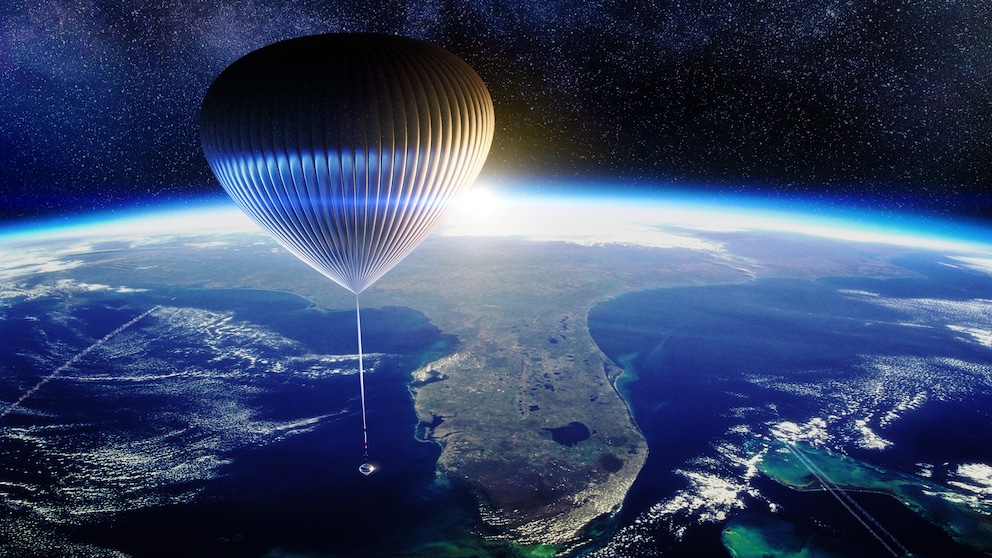 Ein Heißluftballon im Weltall? Das ist der Plan von „Space Perspective“.