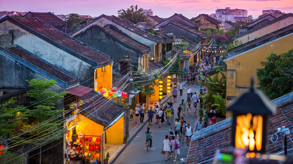 Blick über die Altstadt von Hoi An