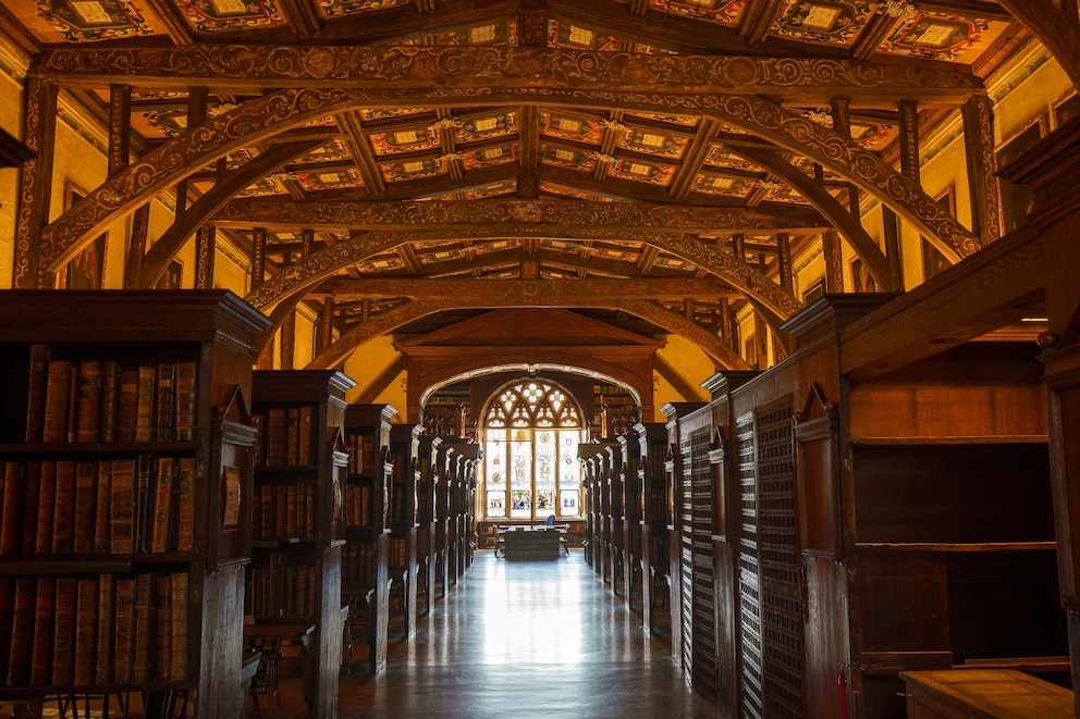 Die Bodleian Bibliothek in Oxford wurde zu Hogwarts Bibliothek