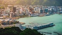 Blick auf Wellington, die Hauptstadt von Neuseeland