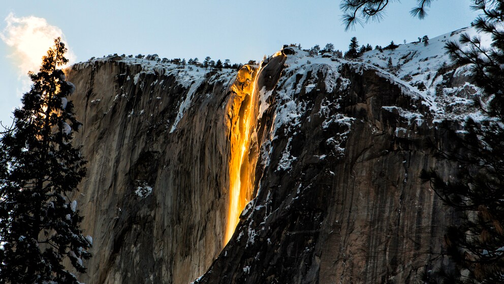 Horsetail Fall - Wasserfall im Yosemite Nationalpark
