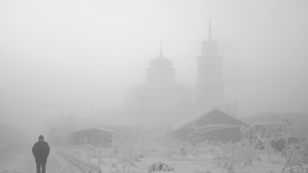 Die sibirische Stadt Jakutsk ist eine der kältesten Städte der Welt, aktuell mit minus 51 Grad