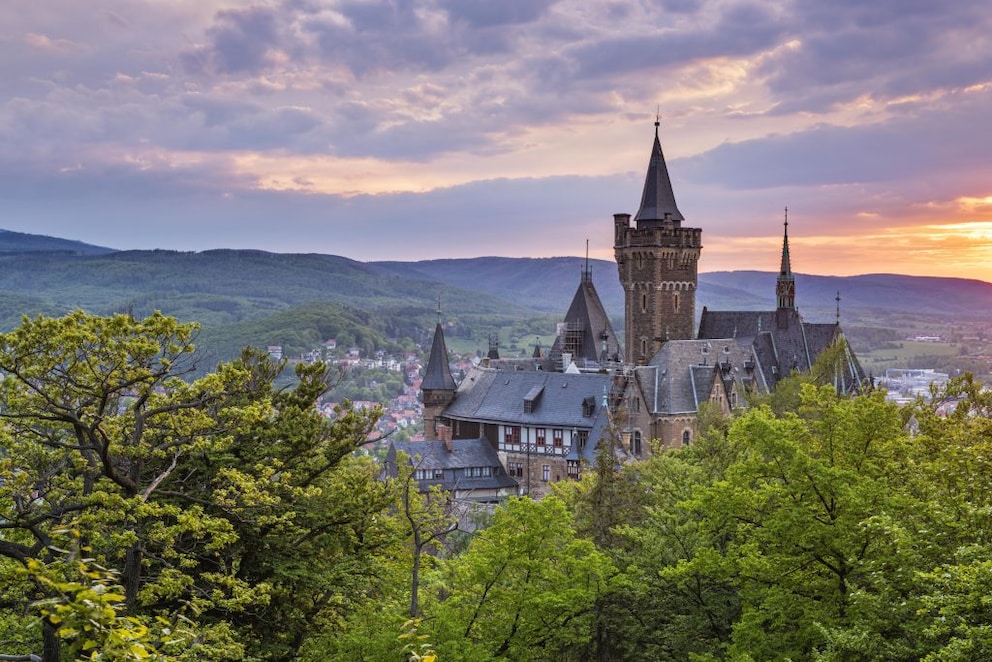 From Agnesberg, you have a wonderful view of Wernigerode Castle