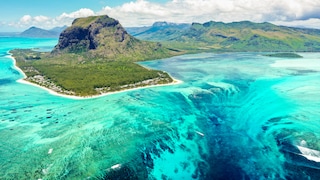 Unterwasser-Wasserfall Mauritius