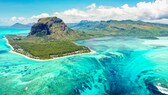 Unterwasser-Wasserfall Mauritius