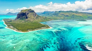 Unterwasser-Wasserfall Mauritius