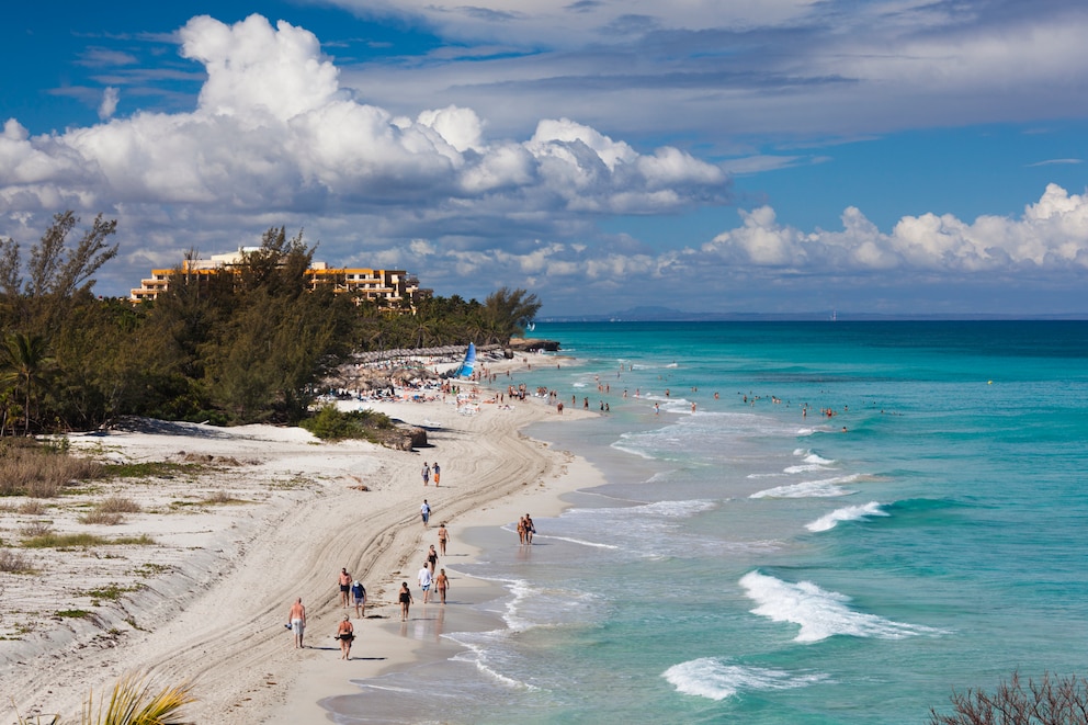 Der Strand von Varadero ist besonders sauber