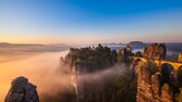 Der Basteifelsen ist eines der Highlights für viele Wanderer im Elbsandsteingebirge