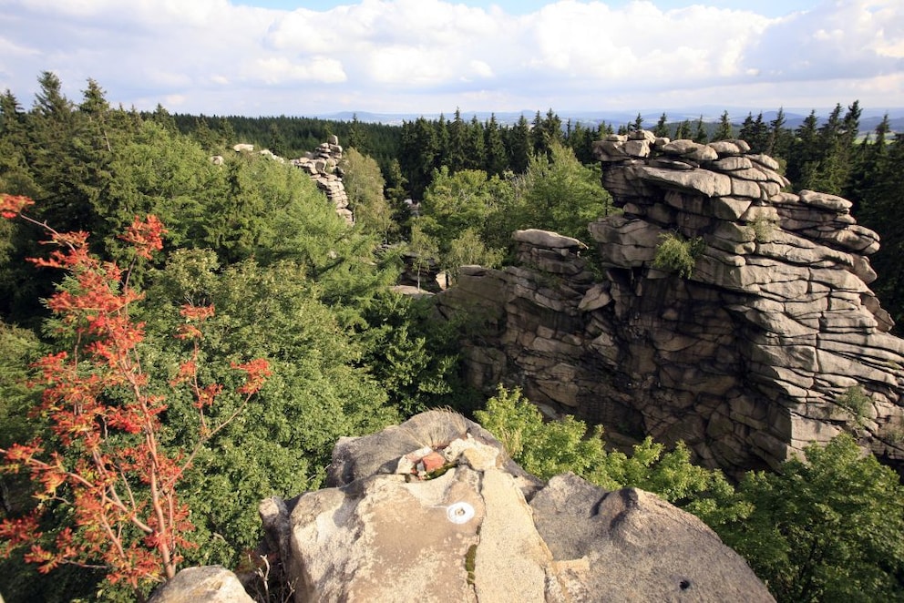 The Greifensteine in the Ore Mountains