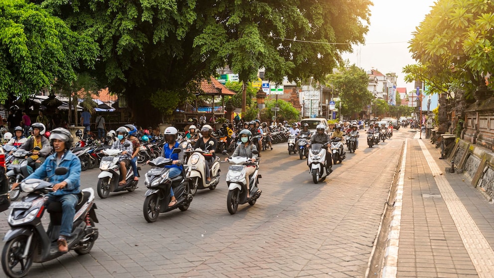 Bali Moped Touristen