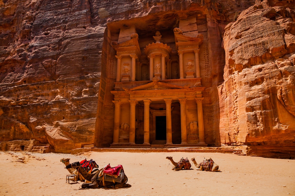 Das „Schatzhaus“ Al Khazna ist eigentlich ein Mausoleum