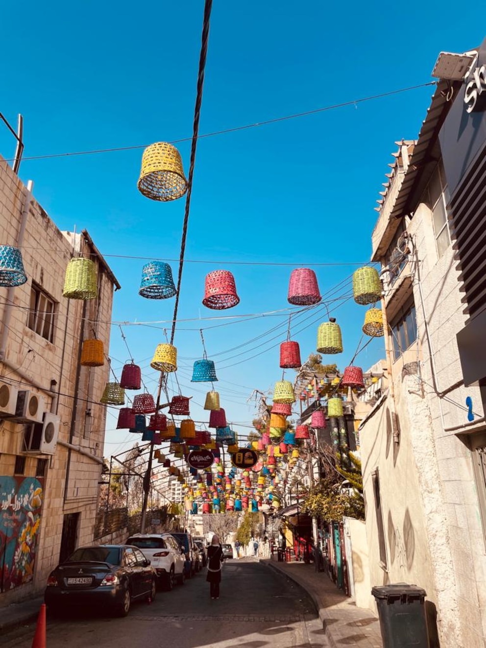 Die Rainbow Street in Amman