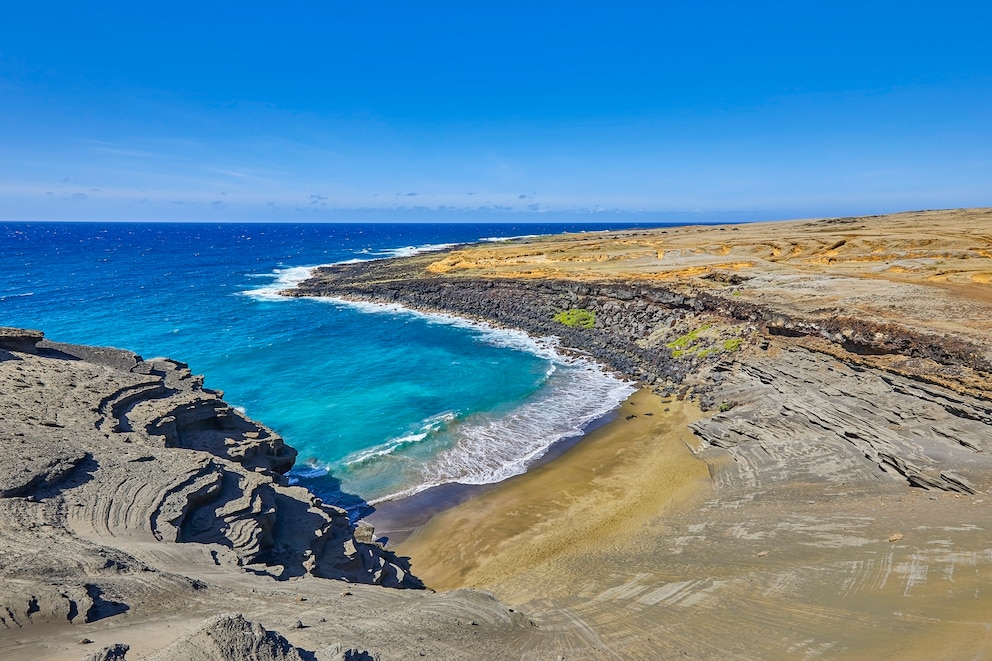 Der Gründe Strand auf Hawaii