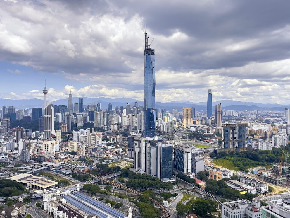 The Merdeka 118 skyscraper replaces the Shanghai Tower as the second tallest building in the world