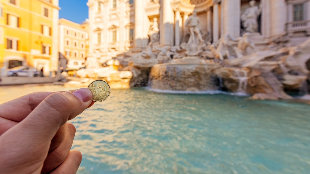 Der Trevi Brunnen in Rom