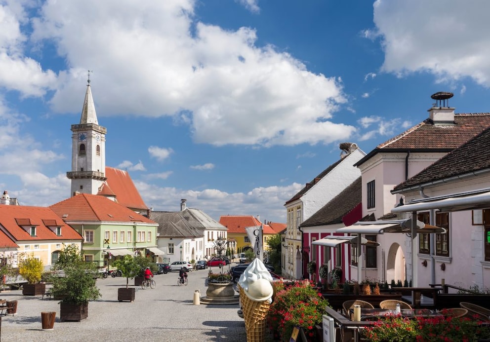 Small town of Rust in Austria