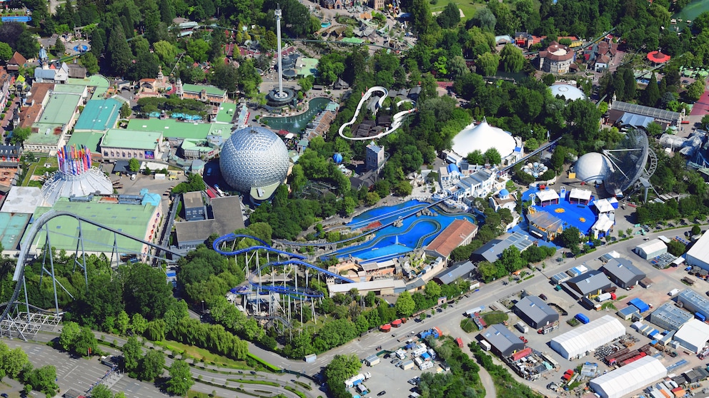 Blick auf den Europa-Park Rust