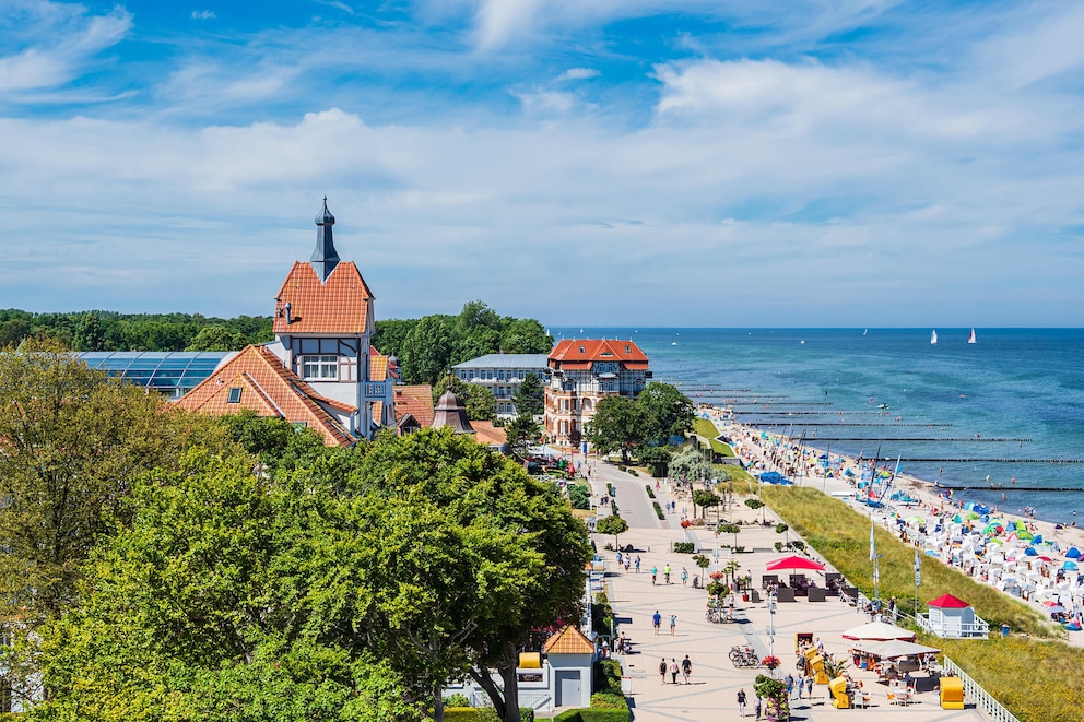 Blick über das Ostseebad Kühlungsborn