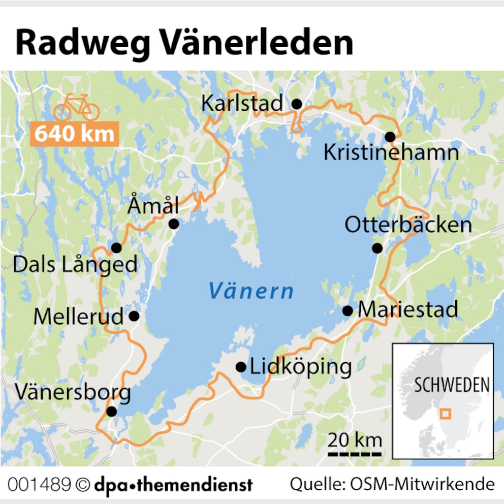 Radweg Väner