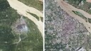 Diese Satelliten-Fotos der NASA zeigen zwar nicht direkt, wie die Erde zerstört wird, aber dennoch, wie dramatisch der Einfluss des Menschen ist: In nur wenigen Jahrzehnten entwickelte sich aus einer kleinen Stadt die Mega-Metropole Shanghai