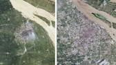 Diese Satelliten-Fotos der NASA zeigen zwar nicht direkt, wie die Erde zerstört wird, aber dennoch, wie dramatisch der Einfluss des Menschen ist: In nur wenigen Jahrzehnten entwickelte sich aus einer kleinen Stadt die Mega-Metropole Shanghai