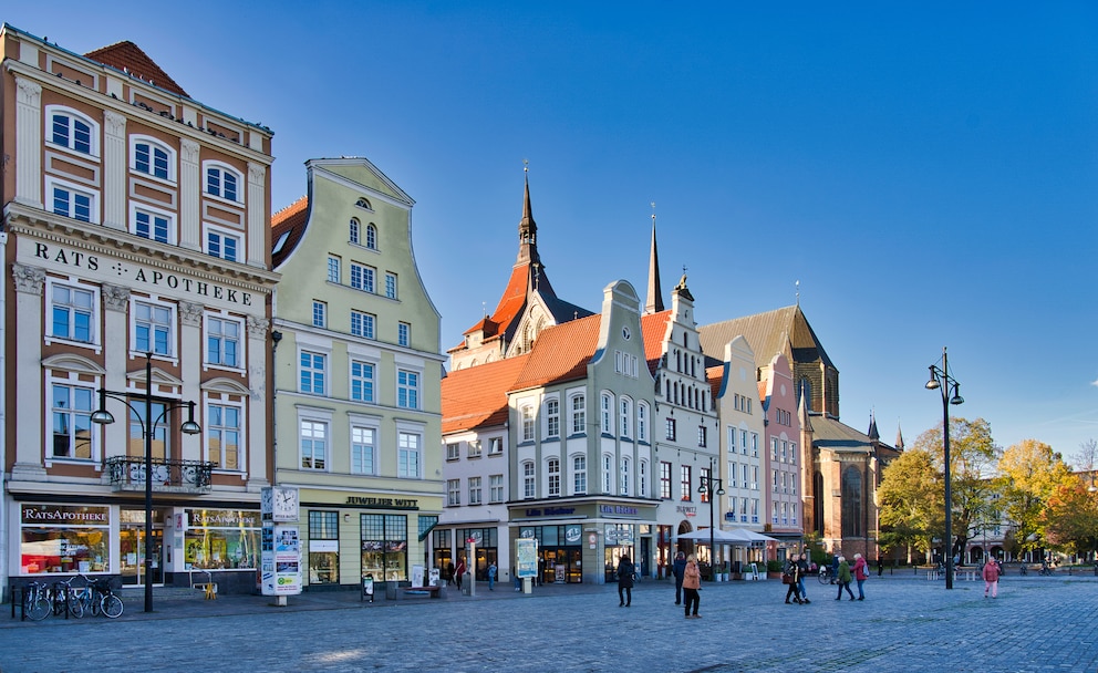Der Marktplatz in Rostock