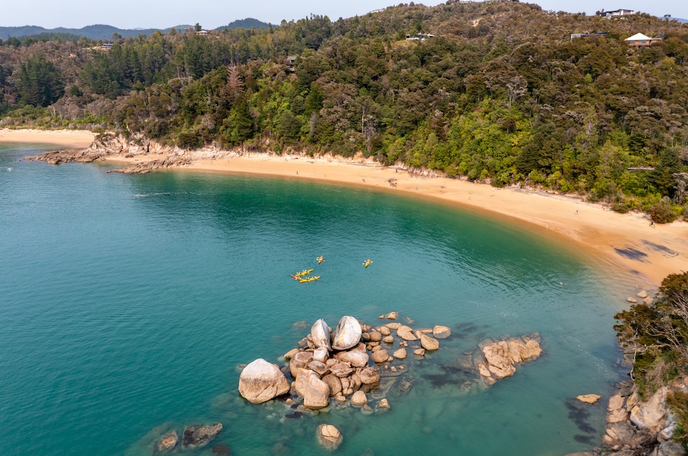 6. Abel-Tasman-Nationalpark –das beeindruckende Naturschutzgebiet finden Reisende an der Nordküste der Südinsel