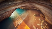 Höhle von Bengali in Portugal aus der Luft
