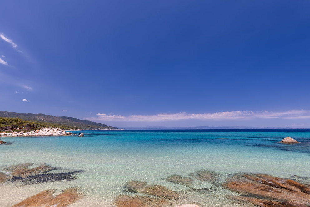 Kavourotrypes Beach in Griechenland