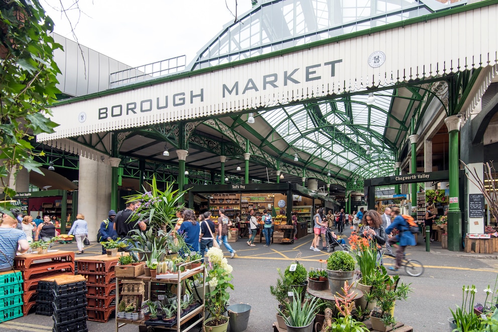 Eingang des Borough Market in London