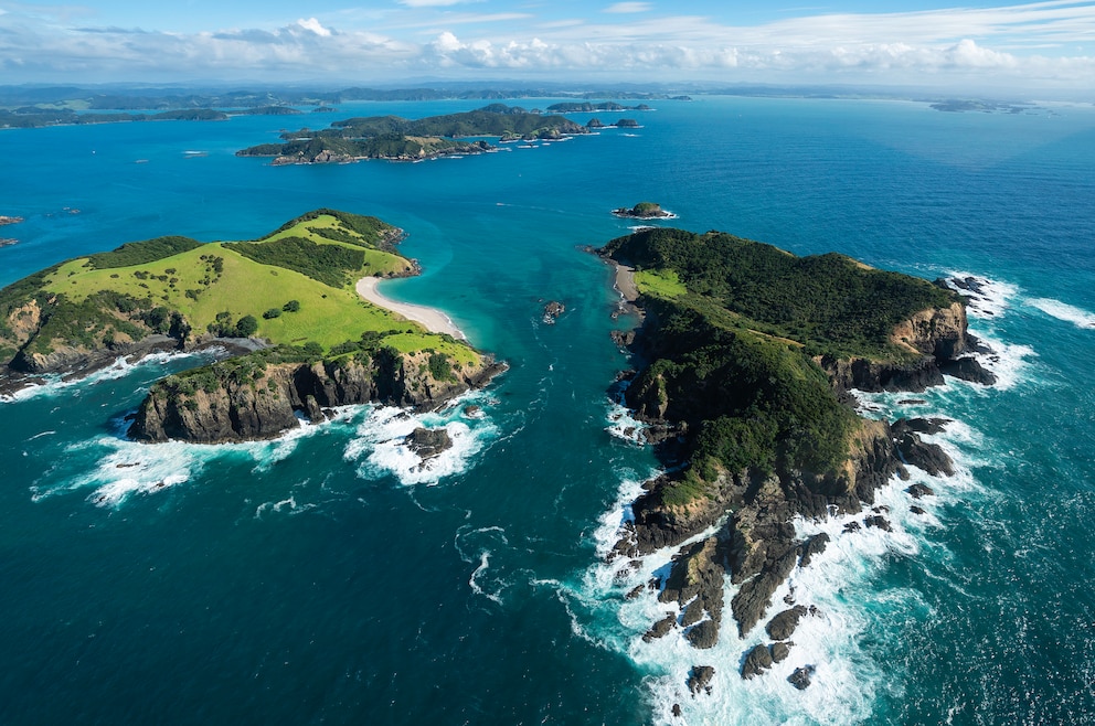 4. Bay of Islands – die malerische Bucht befindet sich im Norden von Neuseelands Nordinsel