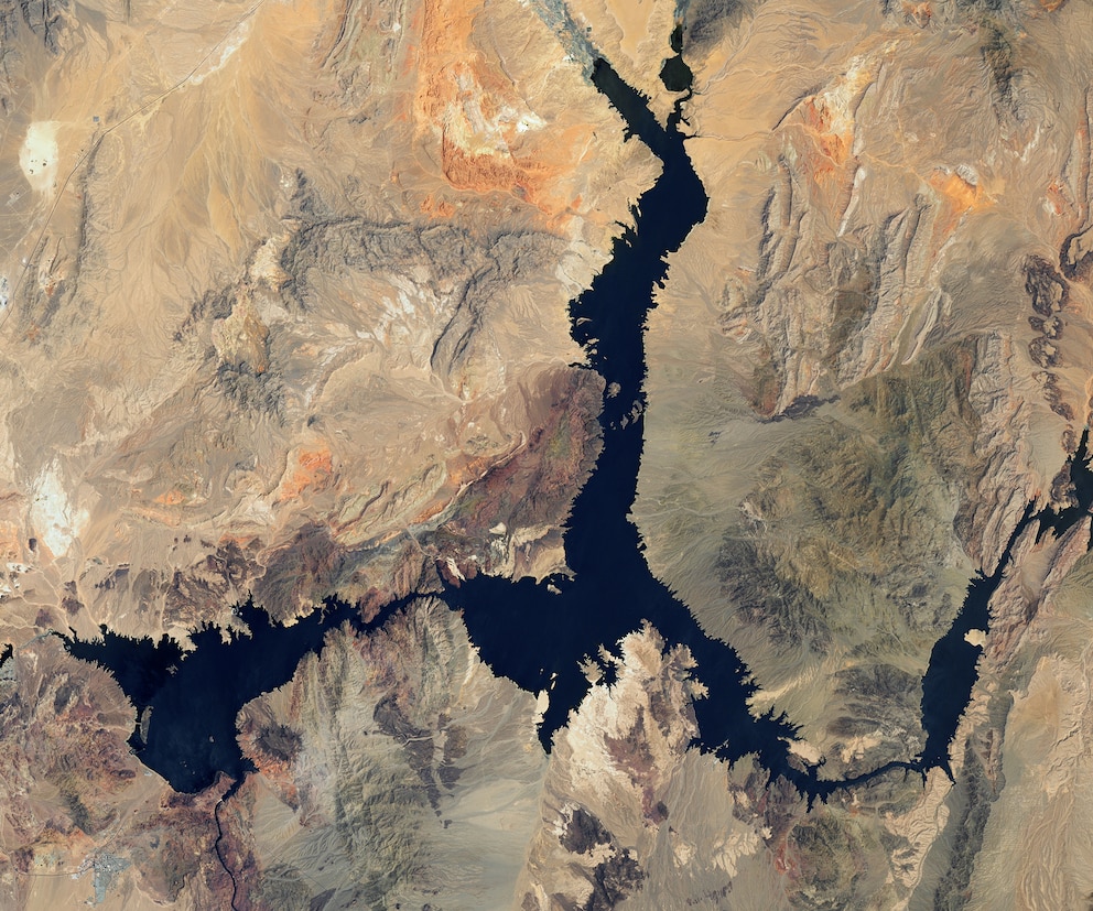 Dieses Foto zeigt den Lake Mead im Jahr 2000