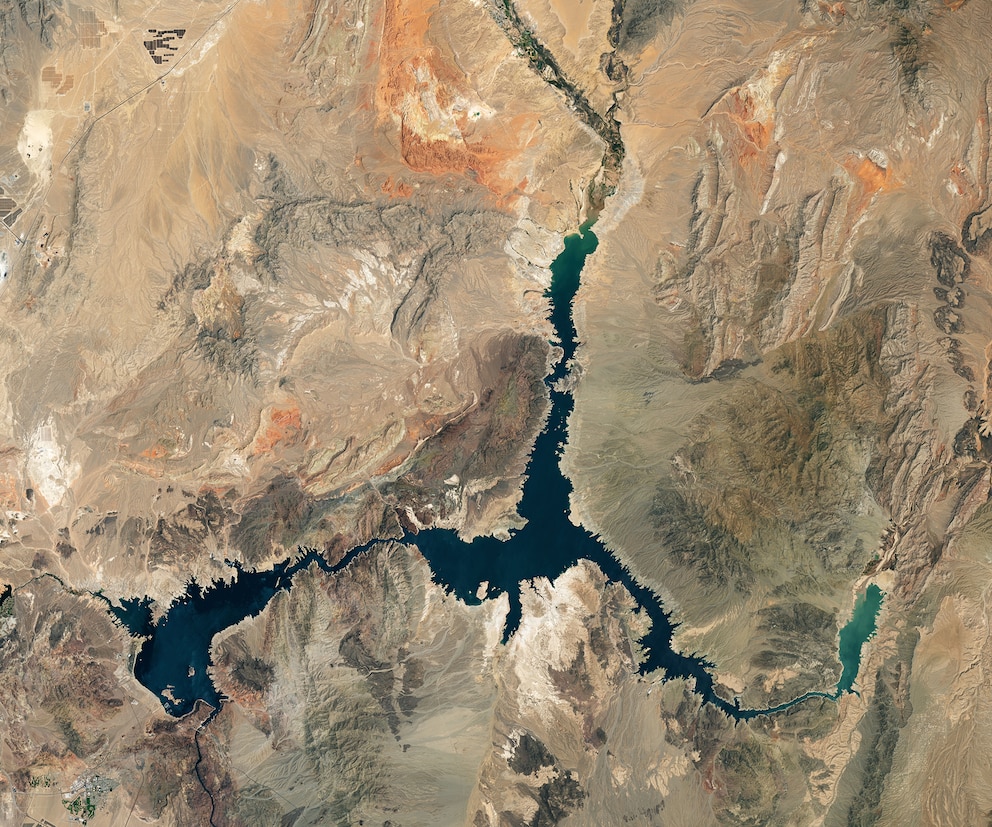 Der Lake Mead 22 Jahre später – er ist nun deutlich kleiner
