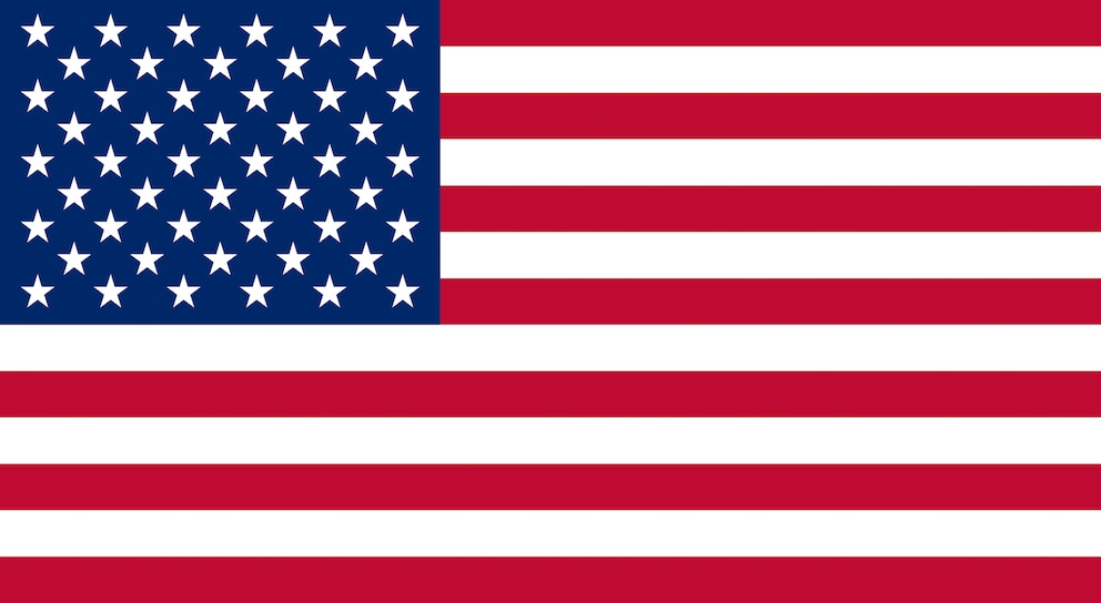 Die Flagge der USA