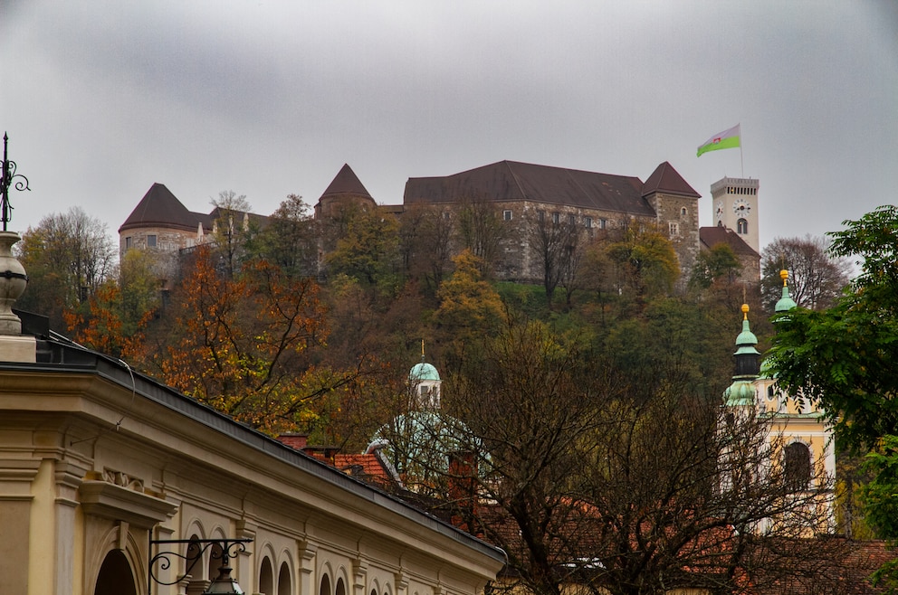 4. Laibacher Schloss – die beliebte Burg steht in der Hauptstadt Ljubljana