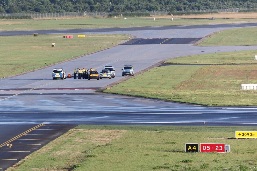 Klimaproteste Flughafen