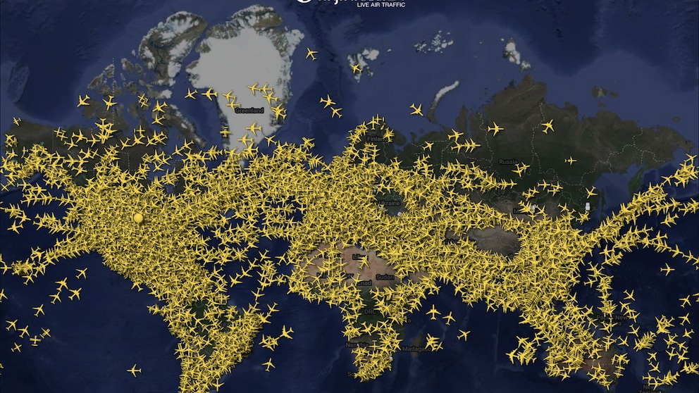 Am 6. Juli 2023 gab es laut Flightradar24 einen neuen Flug-Rekord