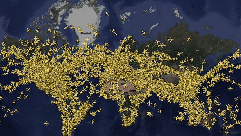 Weltweite Flüge auf neuem Rekordniveau