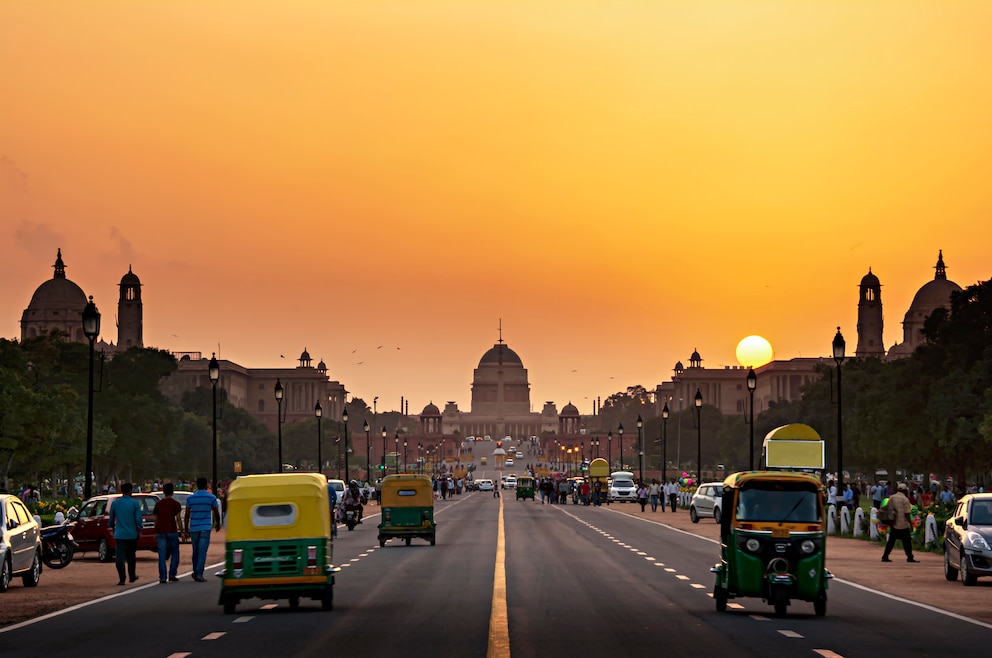 4. Neu-Delhi – die Hauptstadt Indiens ist Teil der Megastadt Delhi und liegt im Norden des Landes