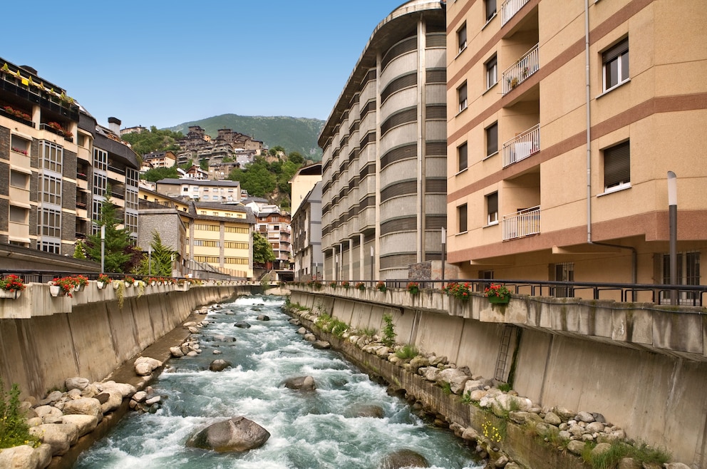 7. Les Escaldes – der Ort liegt in der Nähe der Hauptstadt Andorra la Vella