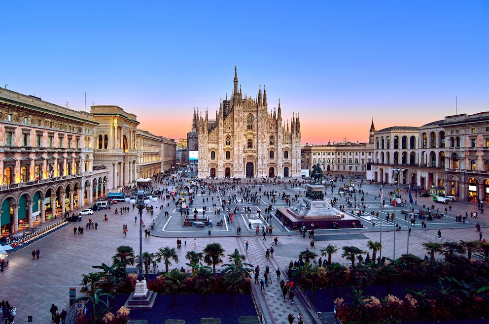 2. Mailand – die Stadt liegt in der Lombardei in Norditalien und ist eines der Weltzentren für Mode und Design