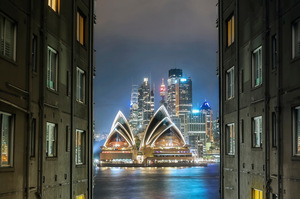 1. Sydney Opera House – das Opernhaus in Sydney ist eins der berühmtesten Gebäude Australiens und das Wahrzeichen der Stadt