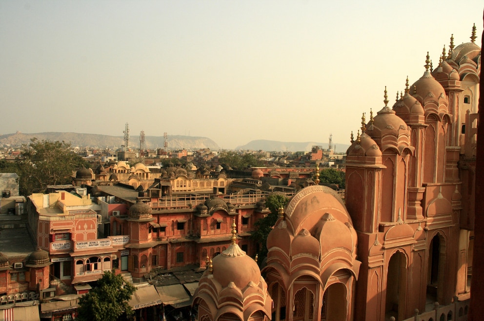 3. Jaipur – die pinke Stadt ist die Hauptstadt des Bundesstaates Rajasthan und liegt im Nordwesten Indiens