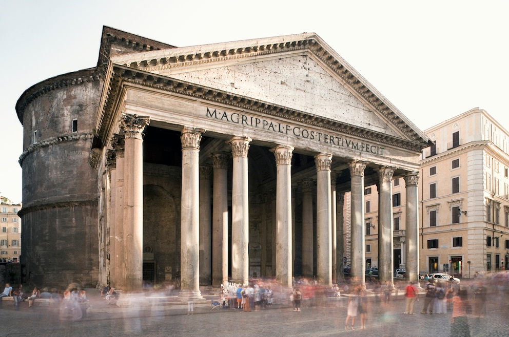 3. Pantheon – das antike Bauwerk steht in Rom und wurde zur Kirche umgeweiht