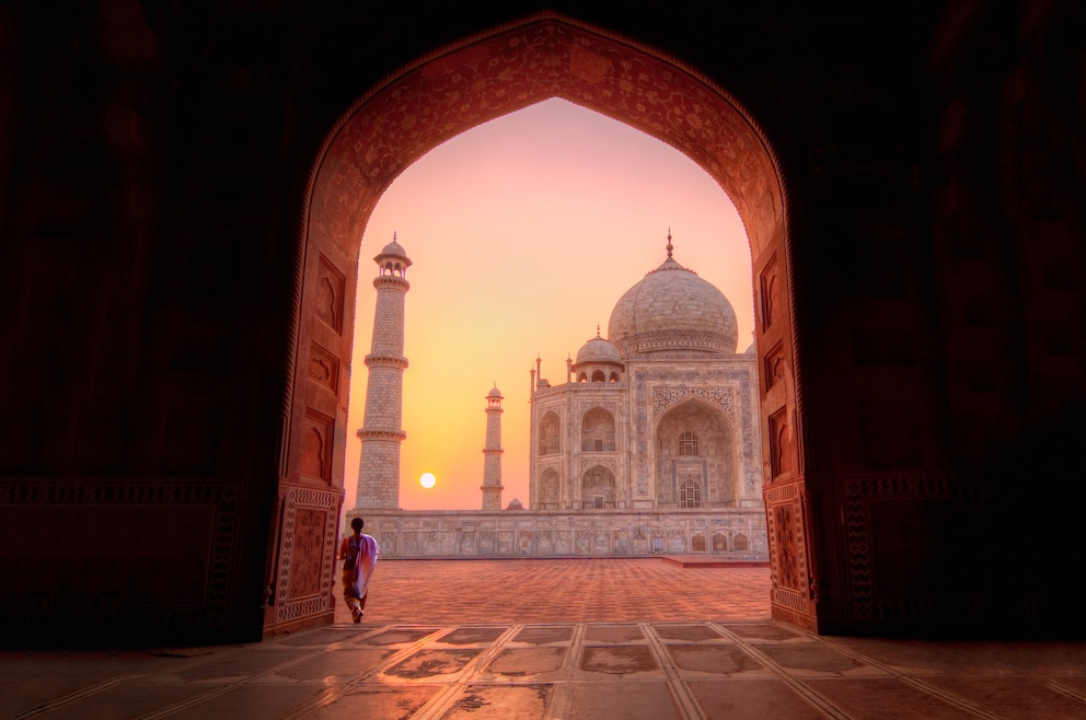 7. Agra – die Stadt im nordindischen Bundesstaat Uttar Pradesh ist insbesondere für das Taj Mahal bekannt