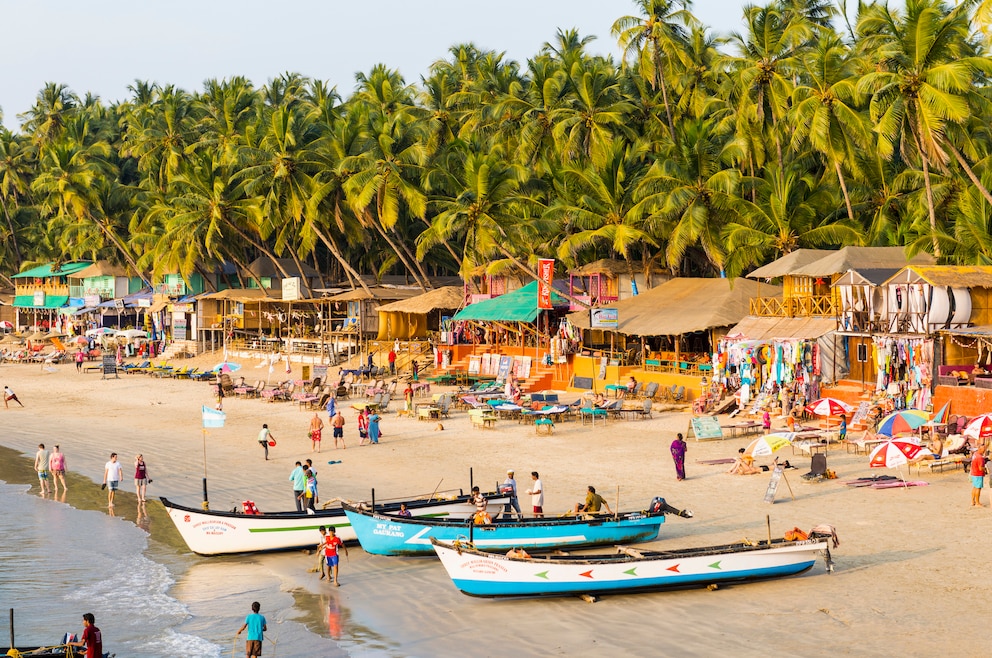 2. Goa – der indische Bundesstaat liegt im Westen Indiens und ist besonders wegen seiner Küste beliebt