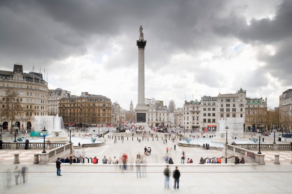 5. Trafalgar Square – der zentrale Platz ist der größte öffentliche Platz Londons